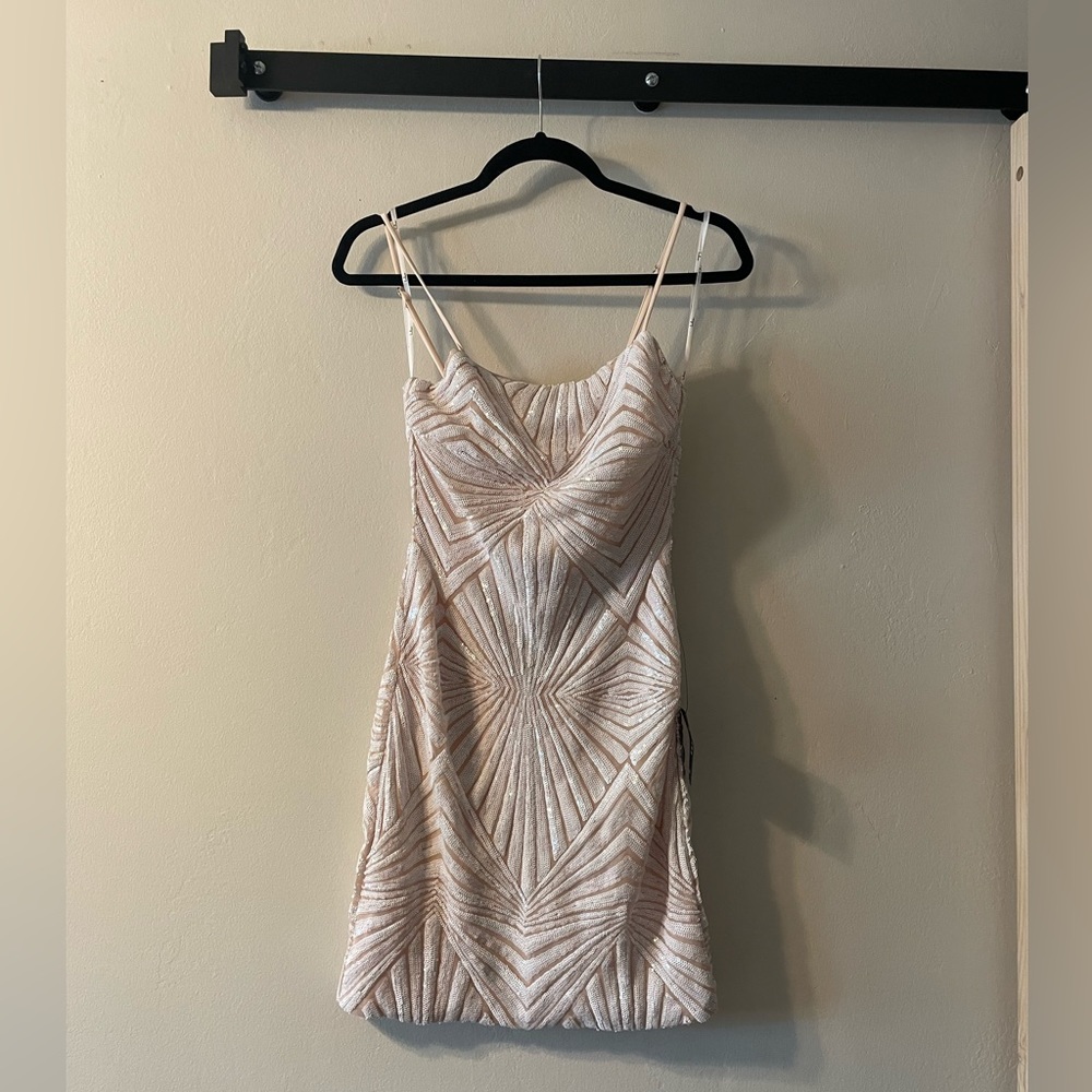 Never worn sequin Lulu dress